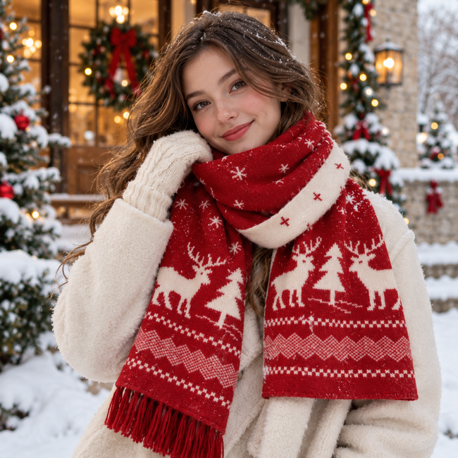 Cosy Christmas Scarf – Festive Winter Collection